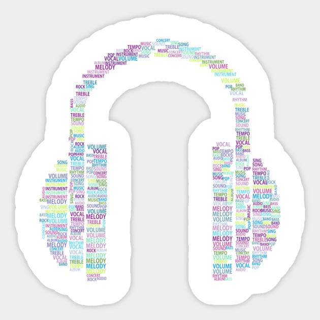 headphones Sticker by Squallp